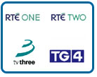 RTE1, RTE2, TV3, TG4