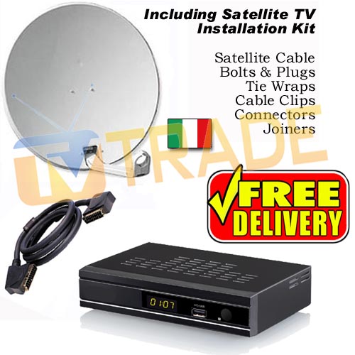 Low Cost Italian Satellite TV Kit Get Free Satellite TV from Italy