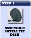assemble satellite dish assemble satellite dish