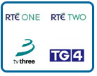 List of Irish channels - RTE1, RTE2, TV3, TG4 List of Irish channels - RTE1, RTE2, TV3, TG4