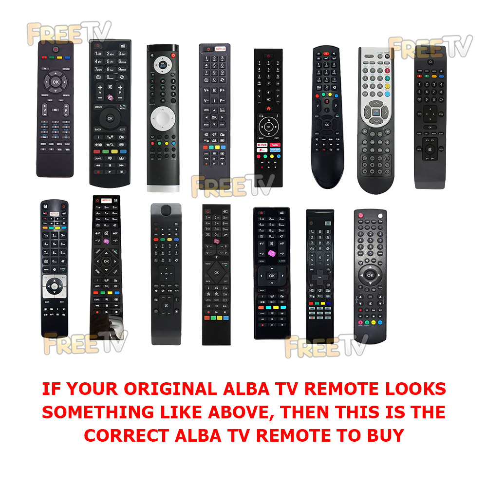 Alba *New* Replacement RC3902 ALBA Remote Control 7091237020568 