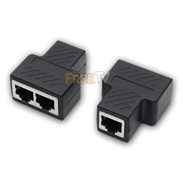  Ethernet Splitter 1 to 2. RJ45 Splitter, Split The