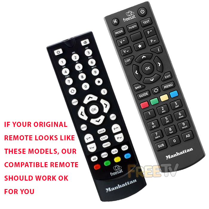 Replacement Remote Control For Manhattan PLAZA-DS-100 And PLAZA-DS-100A
