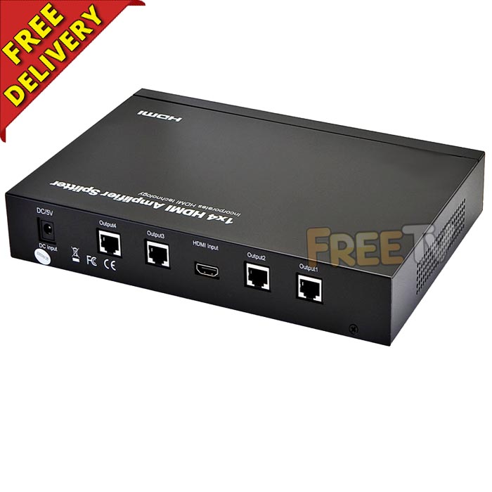 4 Way HDMI Splitter Over (CAT5/CAT6) Buy Online